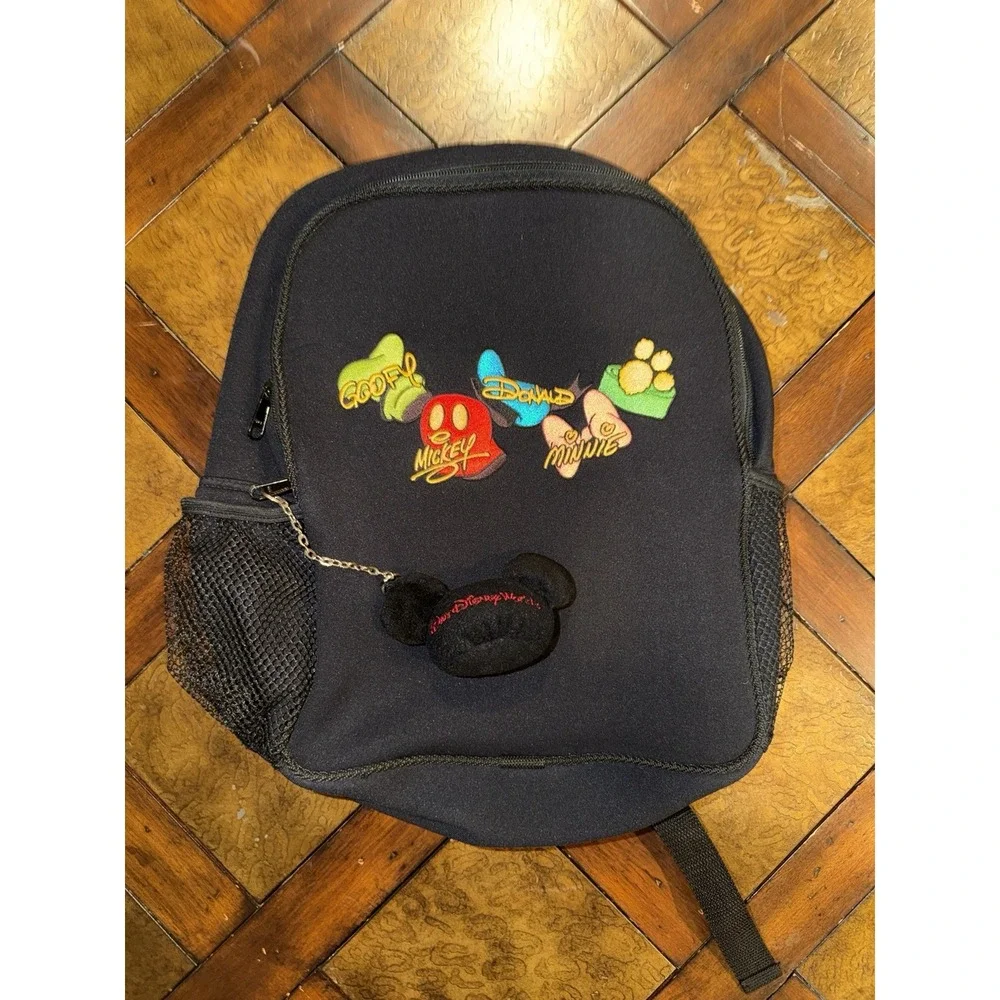Disney Goofy Mickey Donald Minnie Pluto Embroidered Backpack 13